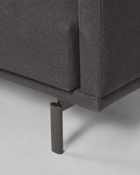 Sofá Galene 3 plazas gris 214 cm