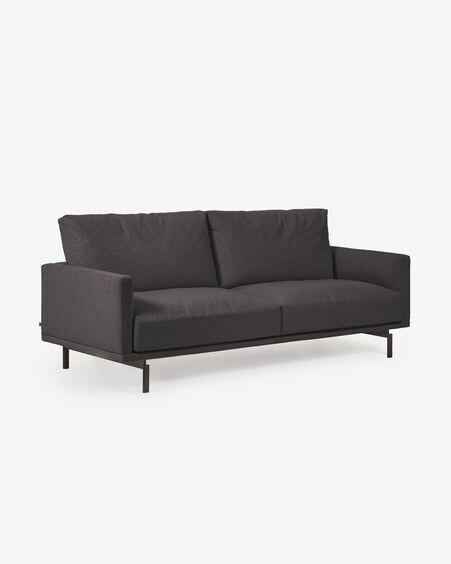 Sofá Galene 3 plazas gris 214 cm