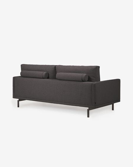 Sofá Galene 3 plazas gris 214 cm
