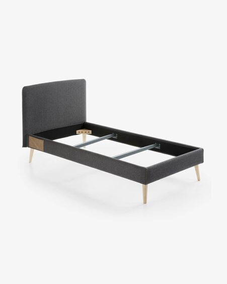 Funda cama Dyla grafito 90 x 190 cm