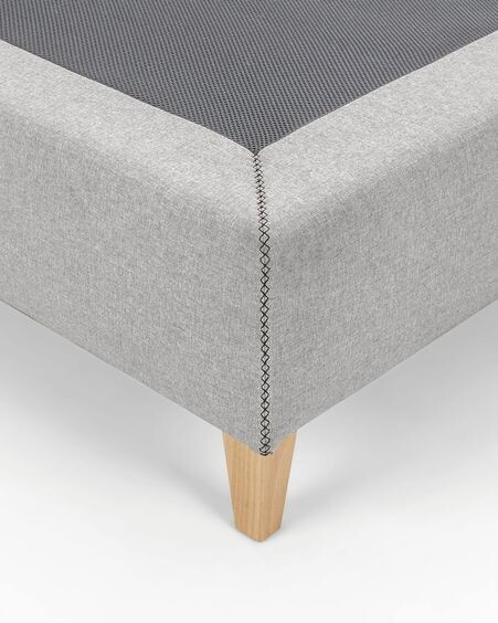 Base alta Nikos gris 90 x 190 cm