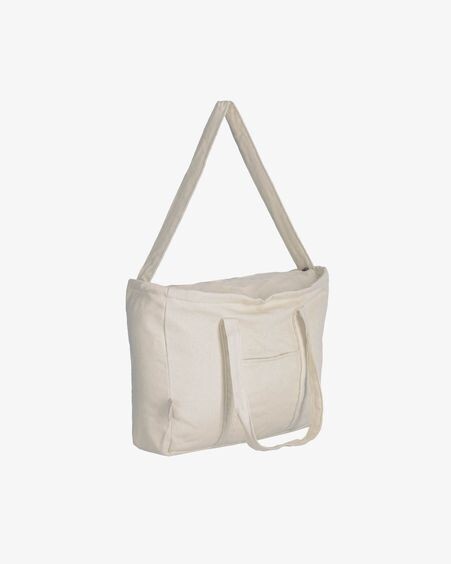 Bolsa de maternidad Krizia 100% algodón orgánico (GOTS) beige