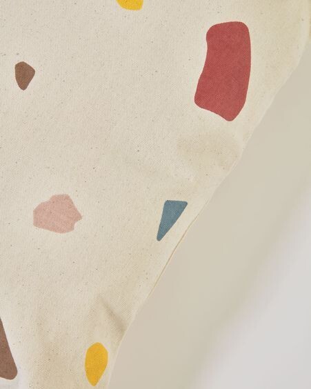 Funda cojín Nerta 100% algodón multicolor 45 x 45 cm