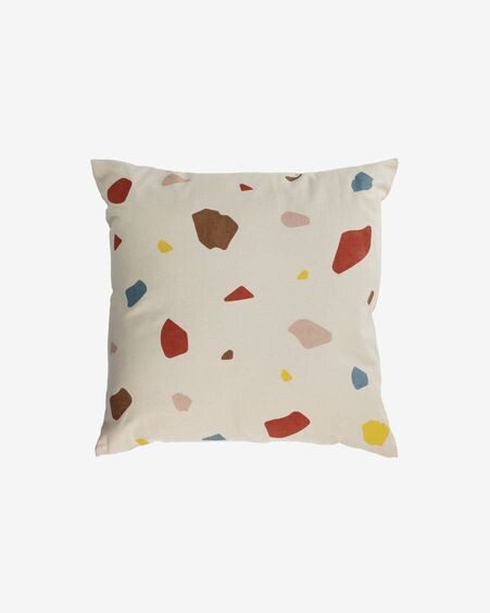 Funda cojín Nerta 100% algodón multicolor 45 x 45 cm