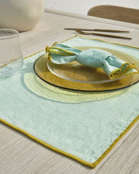 Plato de postre Saree de cristal transparente