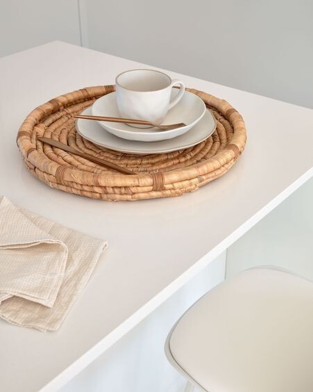 Bandeja para servir grande Colomba fibras naturales