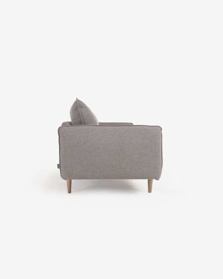 Sofá Carlota 3 plazas gris 213 cm