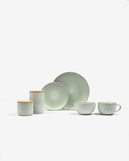 Taza Itziar de cerámica verde