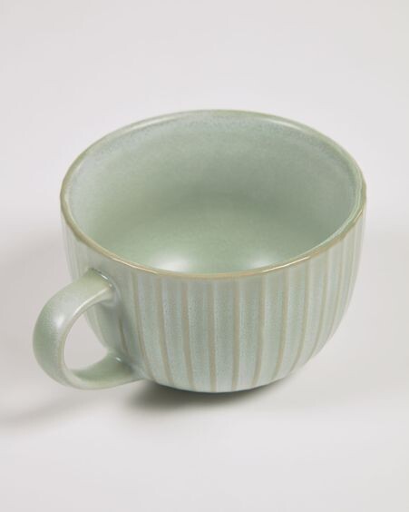 Taza Itziar de cerámica verde
