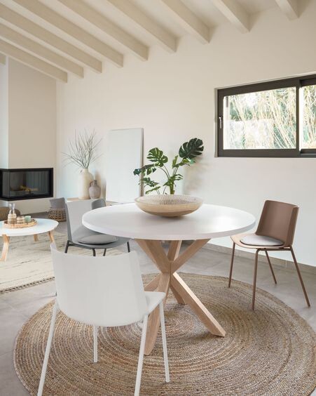 Silla Hannia blanco