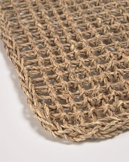 Alfombra Yariela fibras naturales 60 x 40 cm