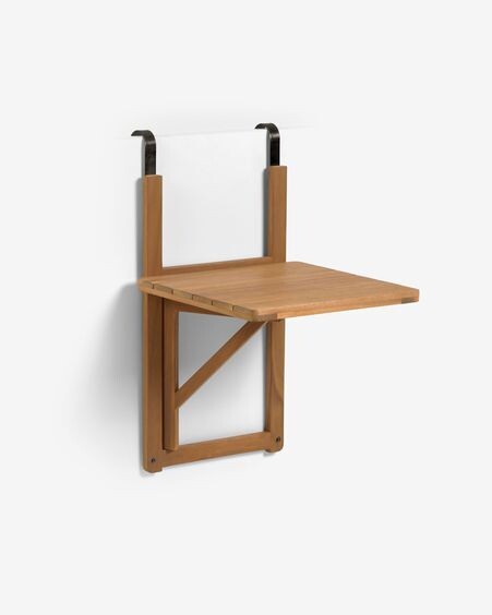 Mesa plegable de balcón Amarilis madera maciza acacia 40 x 42 cm FSC 100%