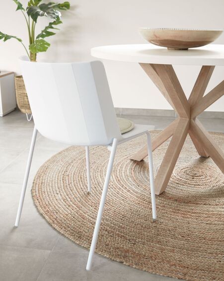 Silla Hannia blanco