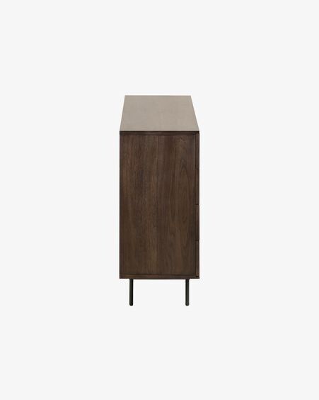 Cómoda Cutt 120 x 91 cm con chapa de nogal americano