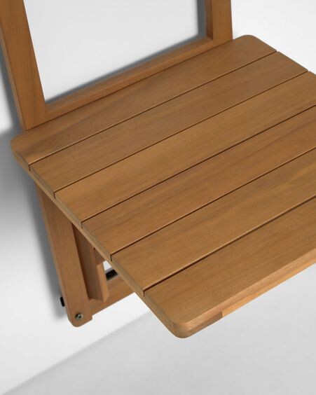 Mesa plegable de balcón Amarilis madera maciza acacia 40 x 42 cm FSC 100%