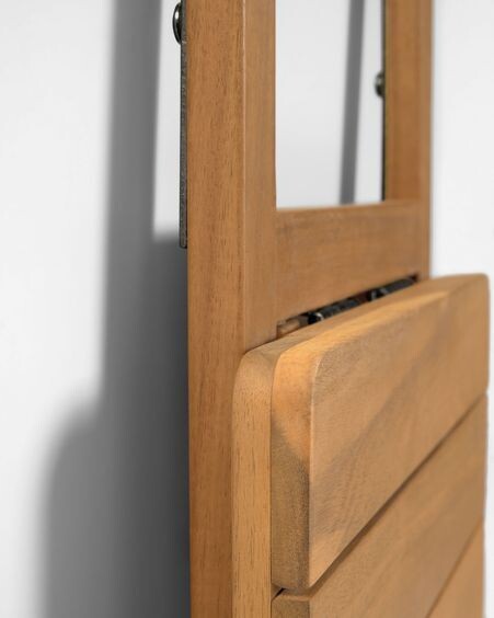 Mesa plegable de balcón Amarilis madera maciza acacia 40 x 42 cm FSC 100%