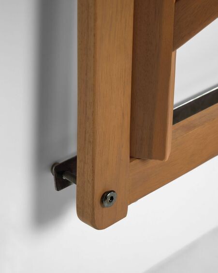 Mesa plegable de balcón Amarilis madera maciza acacia 40 x 42 cm FSC 100%