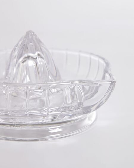 Exprimidor Odena de vidrio transparente