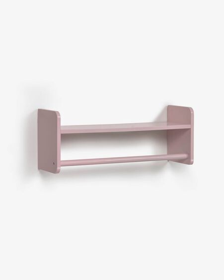 Estante perchero Florentina de MDF acabado rosa 52,5 cm FSC