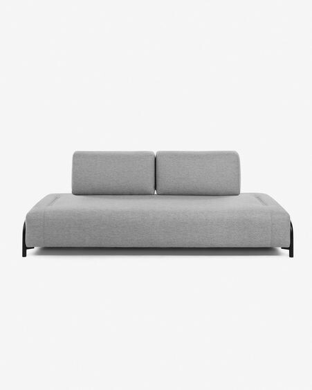 Módulo Compo 3 plazas gris claro 232 cm