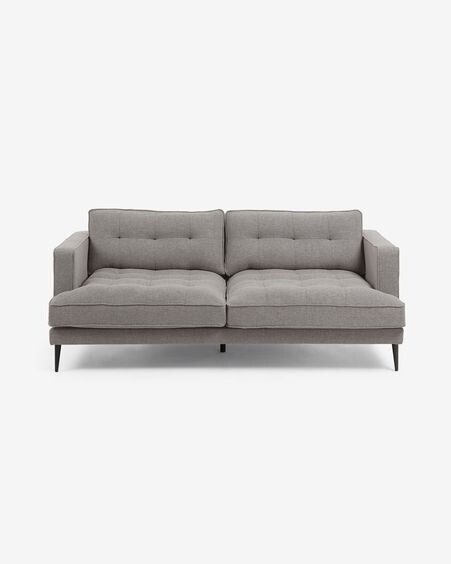 Sofá Tanya 2 plazas gris 183 cm