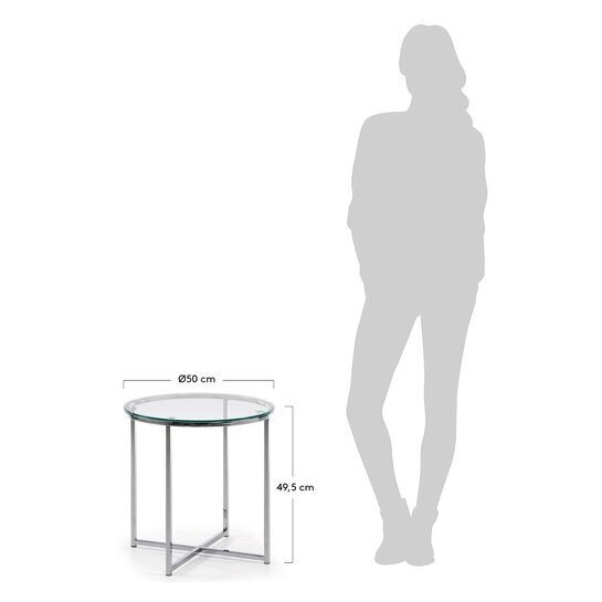 Mesa auxiliar Divid Ø 50 cm