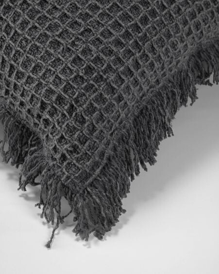 Funda cojín Shallow gris 45 x 45 cm