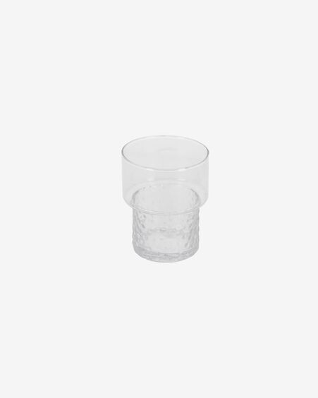 Vaso Saree de cristal transparente