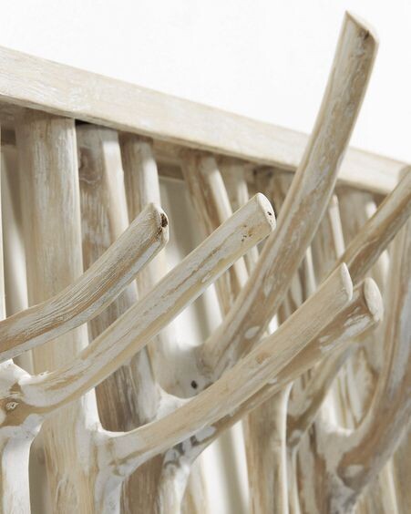 Perchero Muntfre de madera maciza de teca