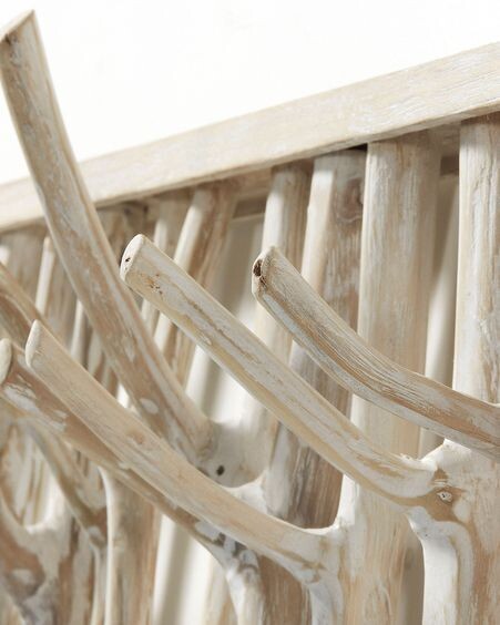 Perchero Muntfre de madera maciza de teca