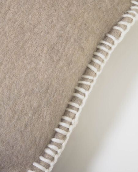 Funda cojín Augustina marrón 45 x 45 cm