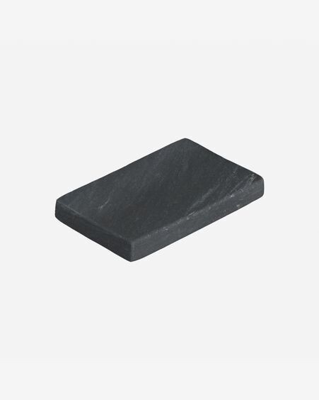 Jabonera Aixa de mármol negro