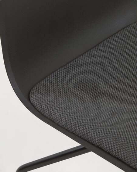 Silla de escritorio Ralfi negro con asiento negro