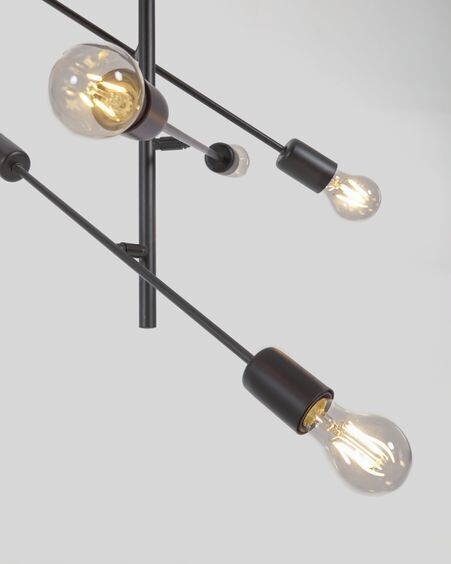 Lámpara de techo articulable Spica de acero