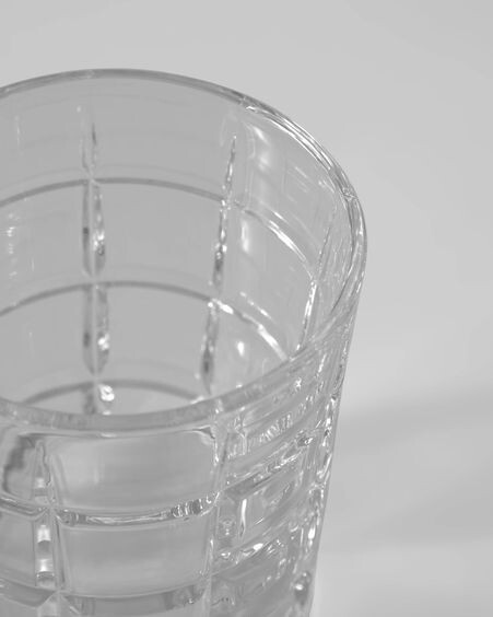 Vaso Hina de vidrio transparente
