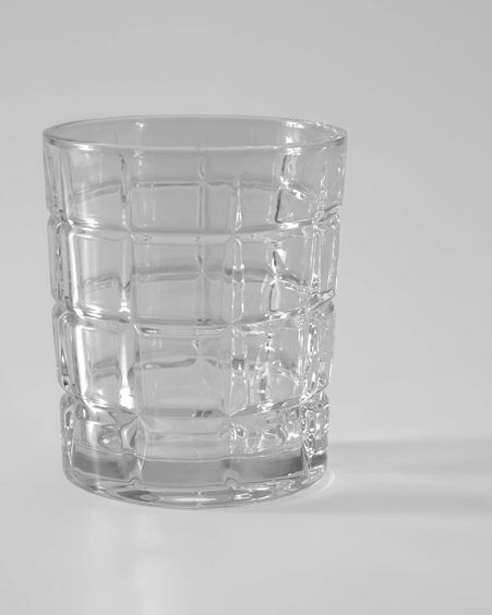 Vaso Hina de vidrio transparente