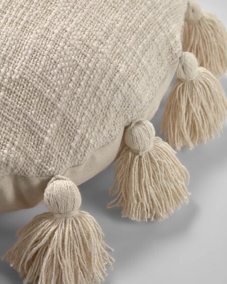 Funda cojín Chiarina Ø 45 cm beige