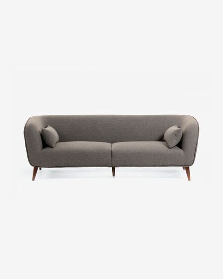 Sofá Olost 3 plazas gris 229 cm