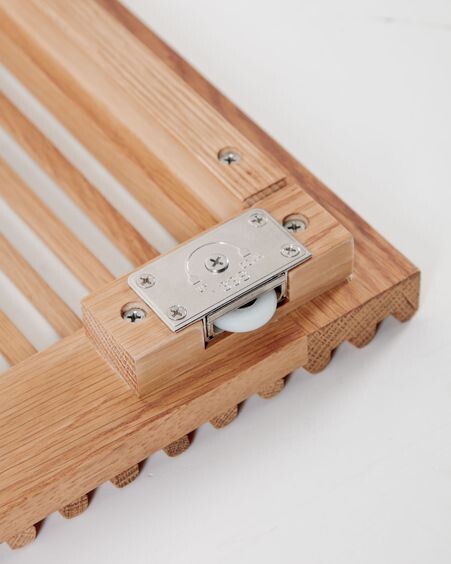 Estantería Beyla de madera maciza y chapa de roble 84,5 x 170 cm FSC 100%