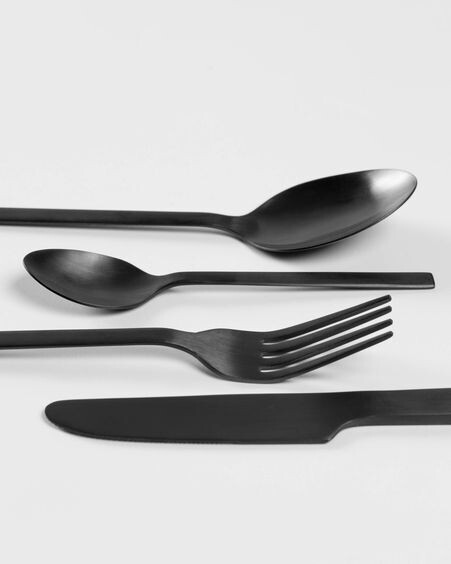 Set Fer de 16 cubiertos negro