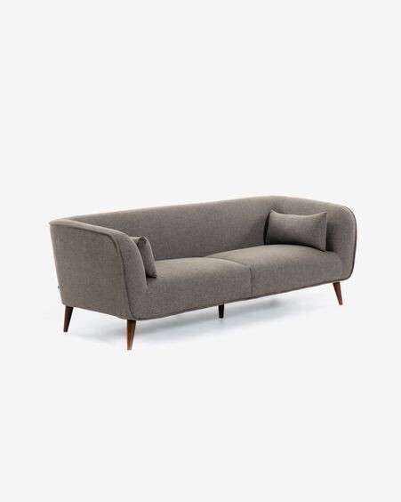 Sofá Olost 3 plazas gris 229 cm