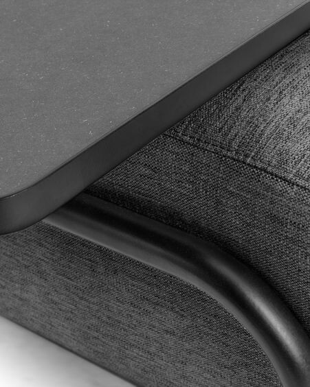 Sofá Compo 3 plazas gris oscuro 232 cm