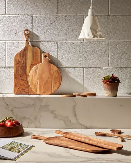 Tabla de servir Salina madera maciza acacia