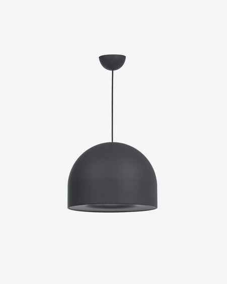 Lámpara de techo Karina de aluminio negro