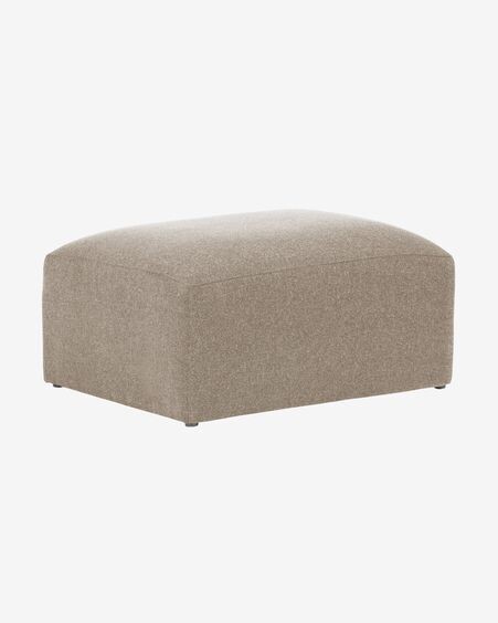 Reposapiés Blok beige 90 x 70 cm