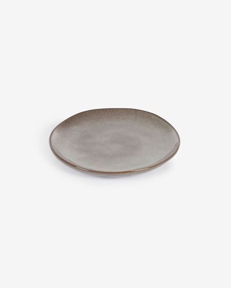 Plato de postre Sheilyn marrón oscuro
