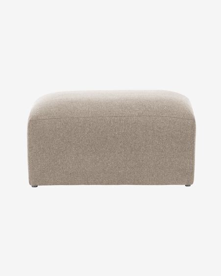 Reposapiés Blok beige 90 x 70 cm