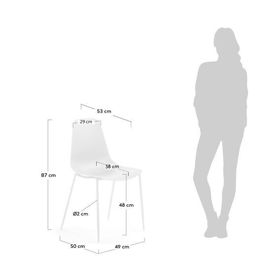 Silla Whatts blanco