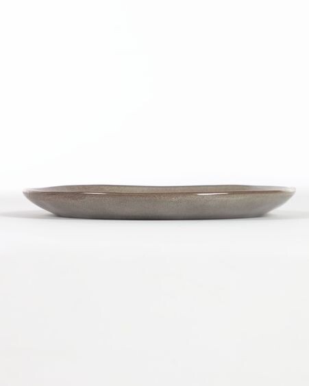 Plato de postre Sheilyn marrón oscuro