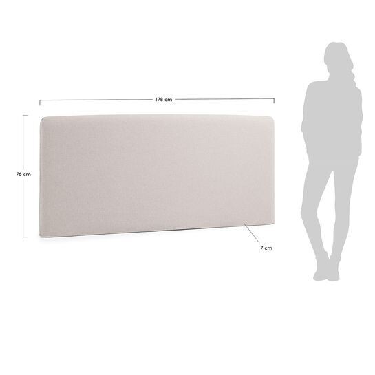 Funda cabecero Dyla beige 178 x 76 cm